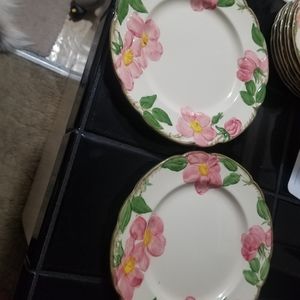 Vintage Franciscan Desert Rose dinner plates